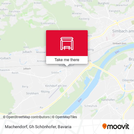 Machendorf, Gh Schönhofer map