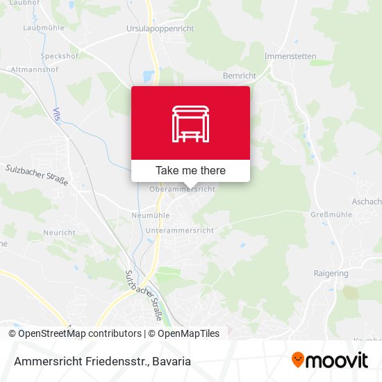 Ammersricht Friedensstr. map