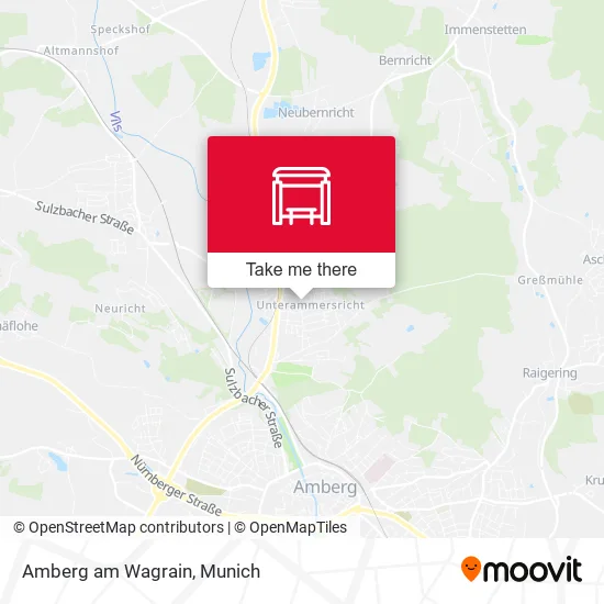 Карта Amberg am Wagrain