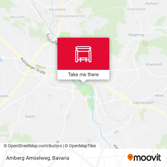 Карта Amberg Amselweg