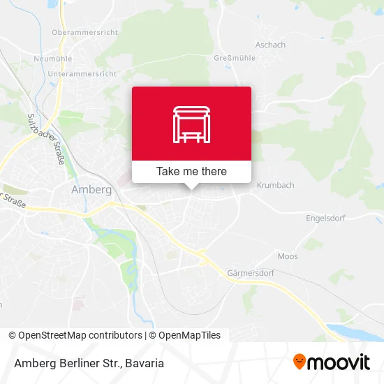 Карта Amberg Berliner Str.