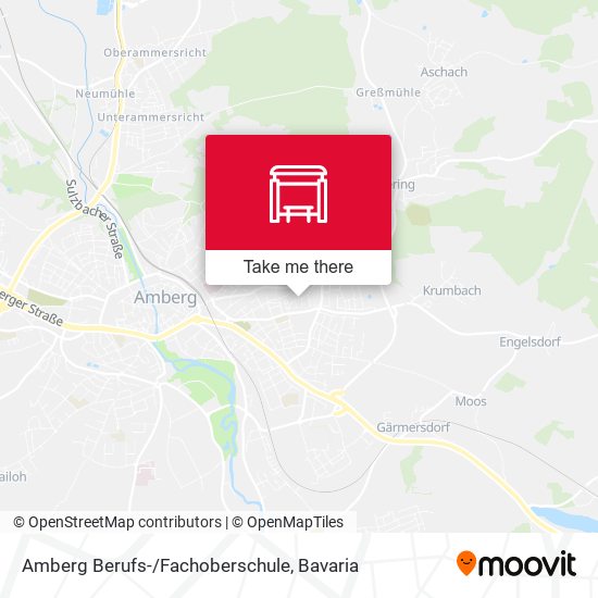 Amberg Berufs-/Fachoberschule map