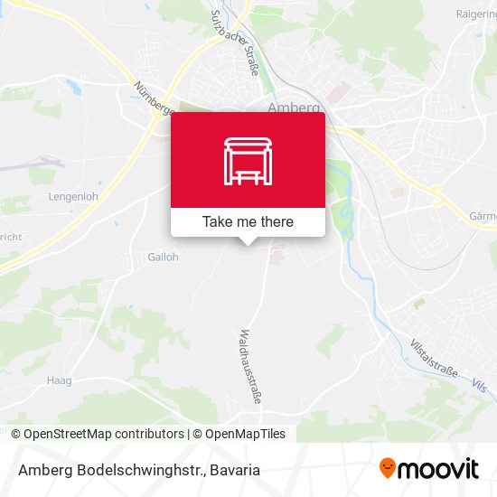 Карта Amberg Bodelschwinghstr.