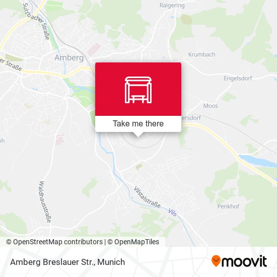 Карта Amberg Breslauer Str.