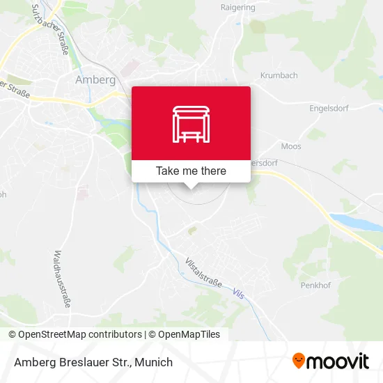 Amberg Breslauer Str. map