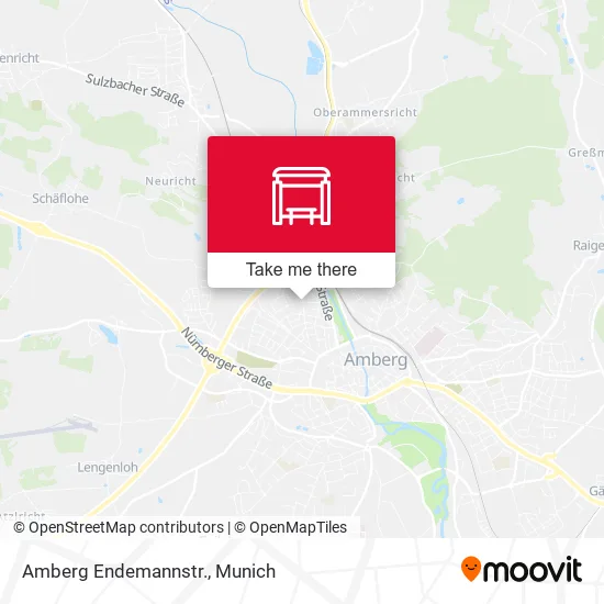 Amberg Endemannstr. map