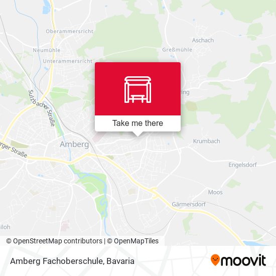 Карта Amberg Fachoberschule