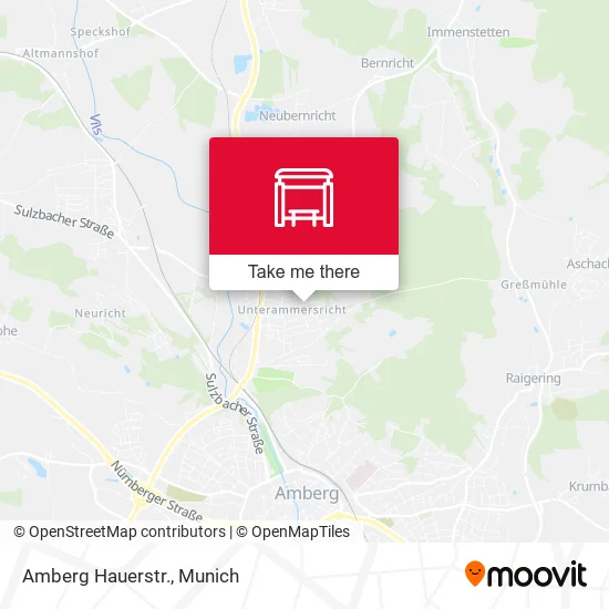 Карта Amberg Hauerstr.