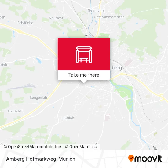 Карта Amberg Hofmarkweg