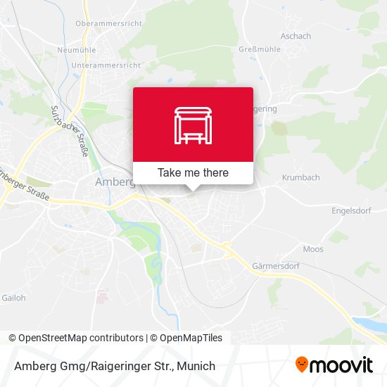 Amberg Gmg/Raigeringer Str. map