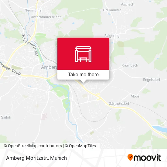 Карта Amberg Moritzstr.