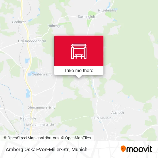 Карта Amberg Oskar-Von-Miller-Str.