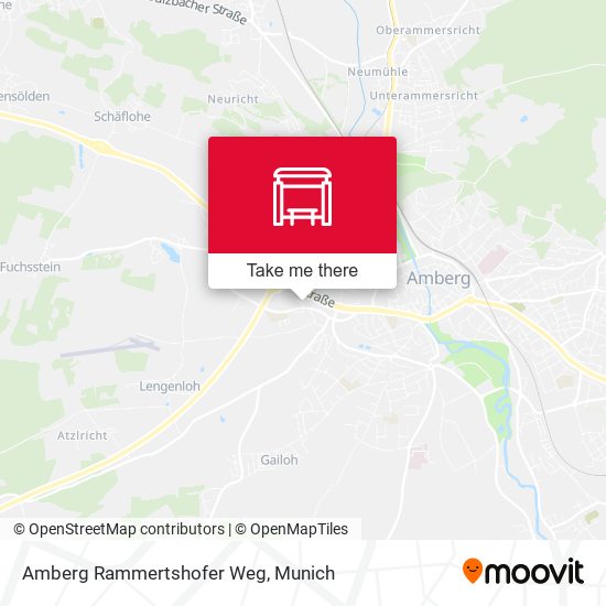 Amberg Rammertshofer Weg map