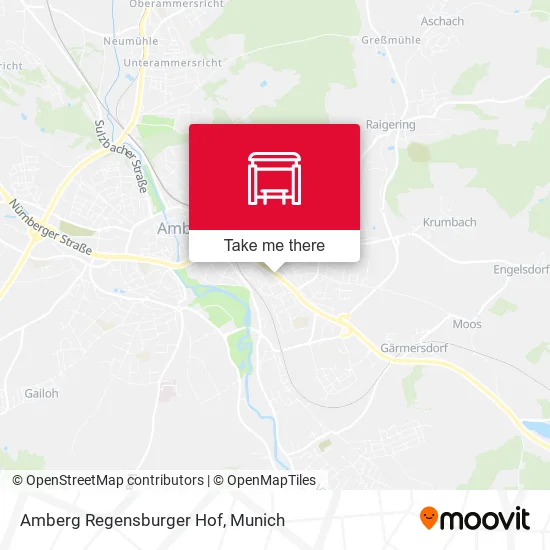 Карта Amberg Regensburger Hof