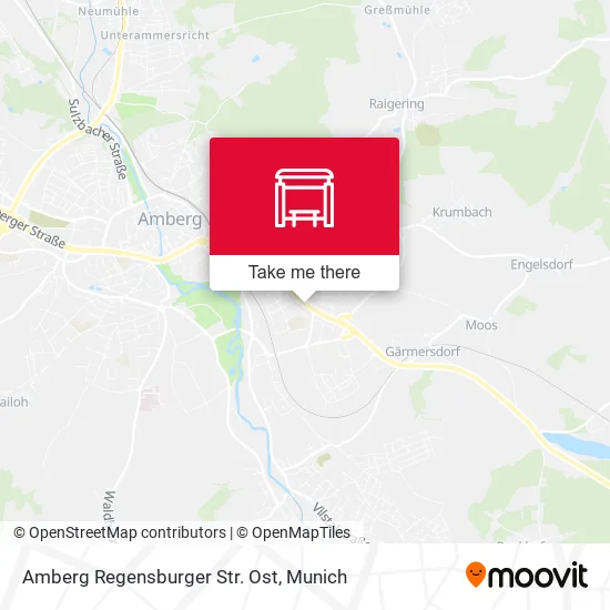 Карта Amberg Regensburger Str. Ost