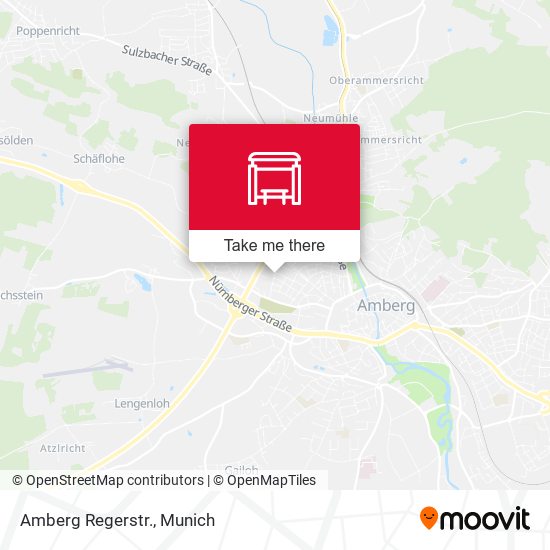 Карта Amberg Regerstr.