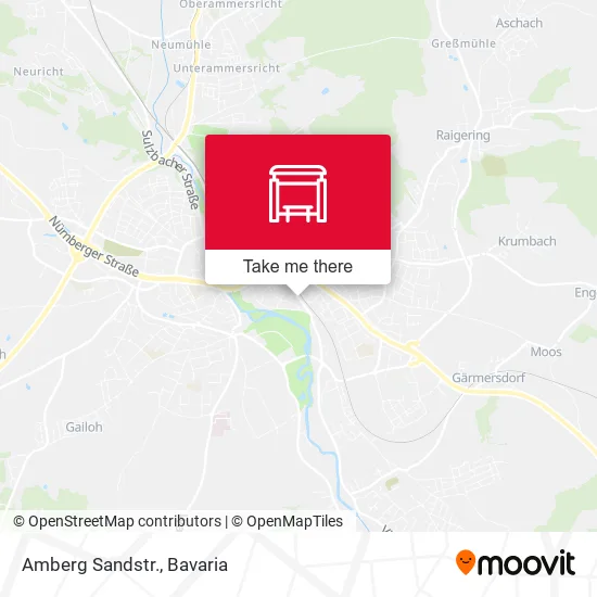 Amberg Sandstr. map