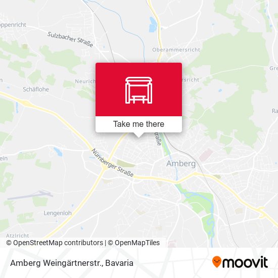 Карта Amberg Weingärtnerstr.