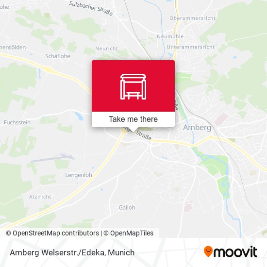 Amberg Welserstr./Edeka map