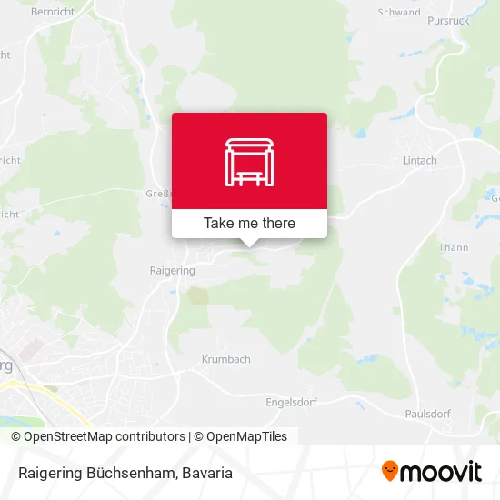 Карта Raigering Büchsenham