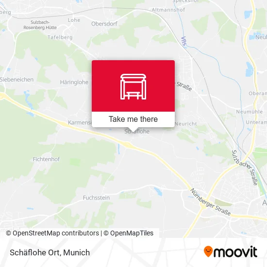 Карта Schäflohe Ort