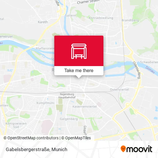 Карта Gabelsbergerstraße