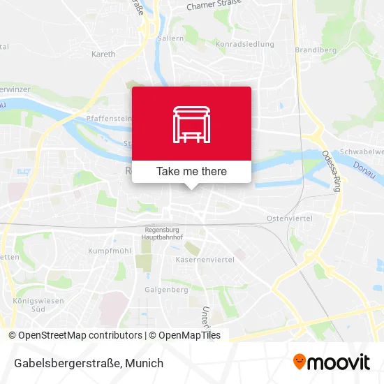 Карта Gabelsbergerstraße