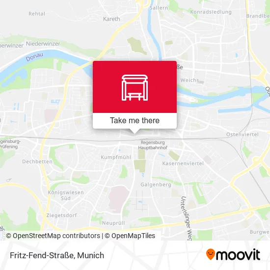 Карта Fritz-Fend-Straße