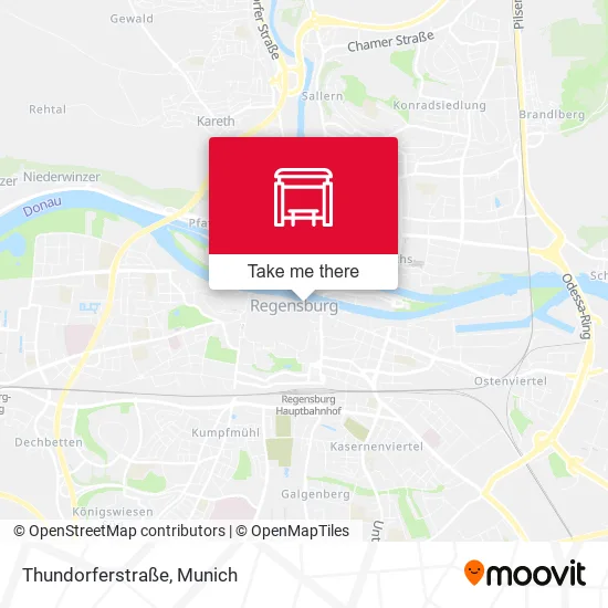 Карта Thundorferstraße