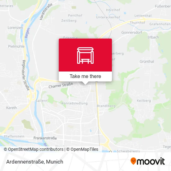 Карта Ardennenstraße