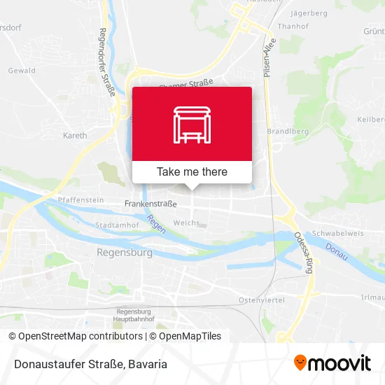 Карта Donaustaufer Straße