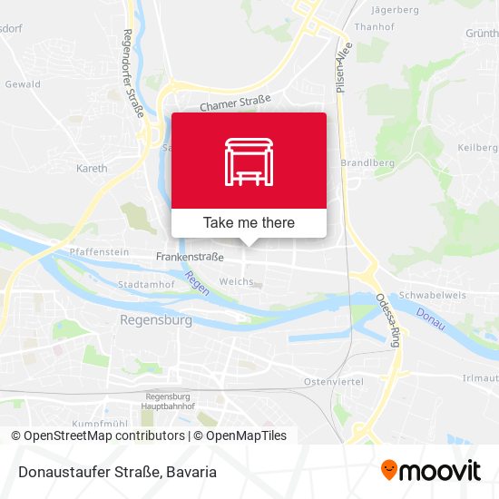 Donaustaufer Straße map