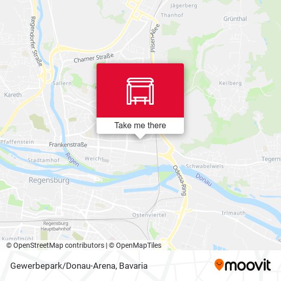 Gewerbepark/Donau-Arena map
