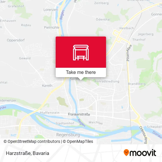 Карта Harzstraße