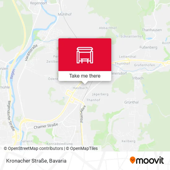 Карта Kronacher Straße