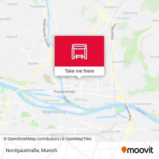 Карта Nordgaustraße