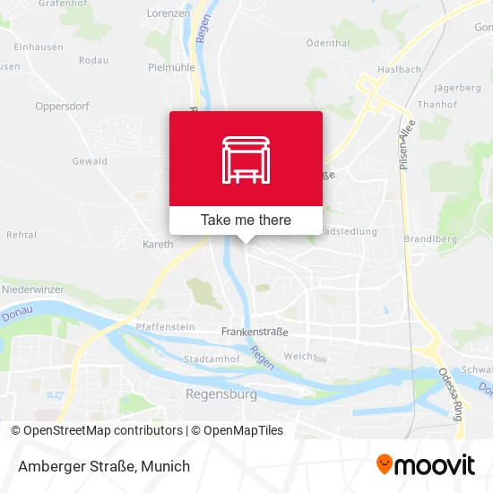 Карта Amberger Straße