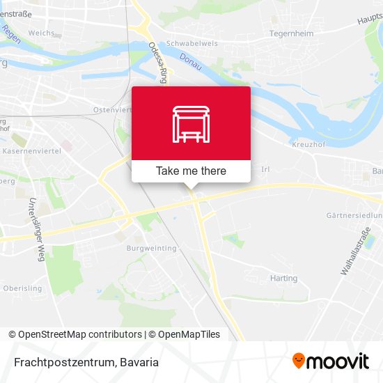 Карта Frachtpostzentrum