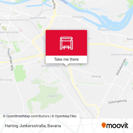Harting Junkersstraße map