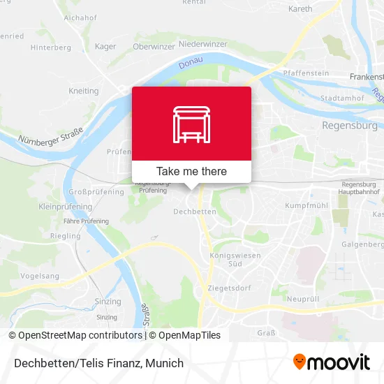 Карта Dechbetten/Telis Finanz