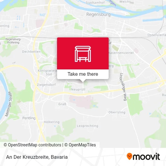 An Der Kreuzbreite map