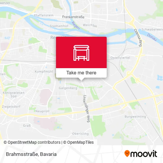 Карта Brahmsstraße