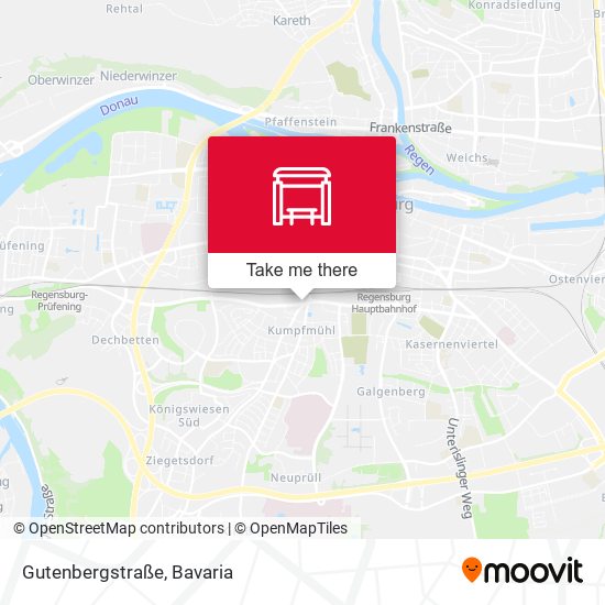 Карта Gutenbergstraße