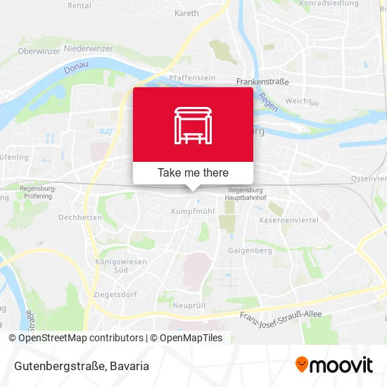 Карта Gutenbergstraße