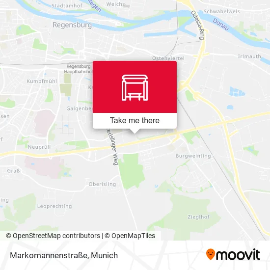 Карта Markomannenstraße