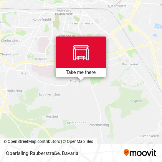 Карта Oberisling Rauberstraße