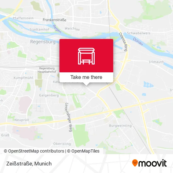Карта Zeißstraße