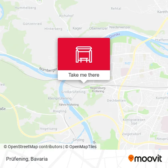 Карта Prüfening