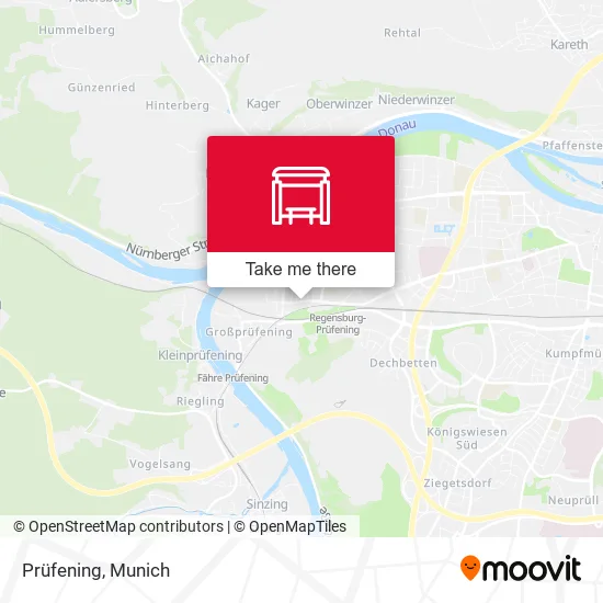 Карта Prüfening
