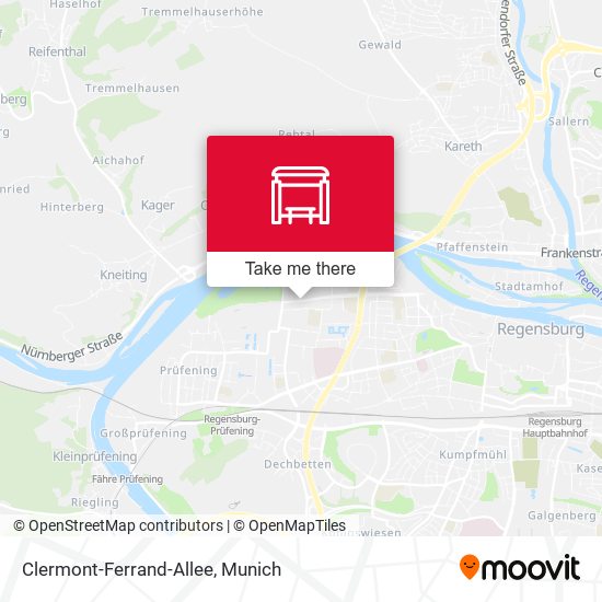 Карта Clermont-Ferrand-Allee